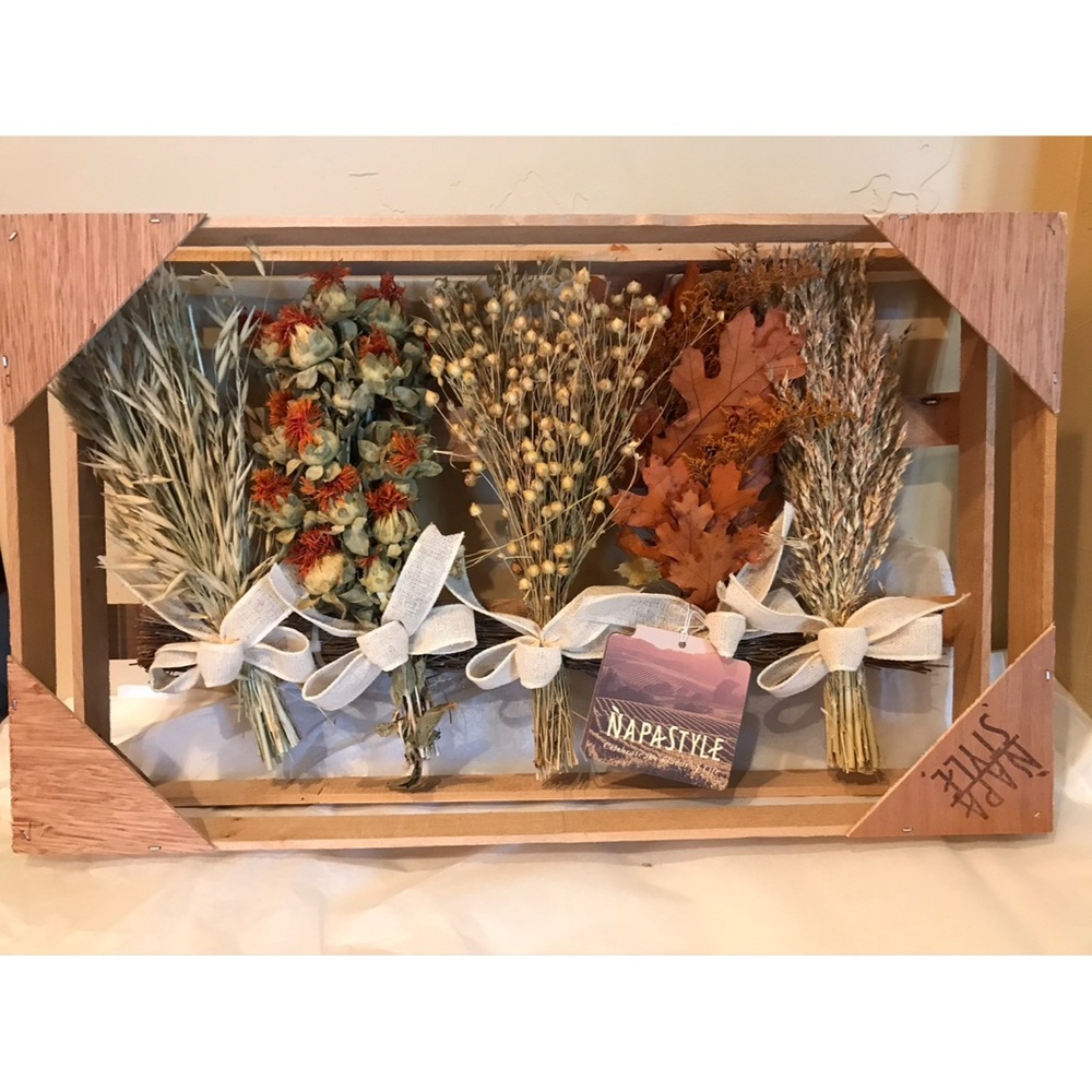 Napa Style 4 Piece Fall Dried Flower Arrangement